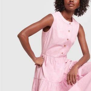 CIAO LUCIA Freya Cotton Poplin Midi Dress